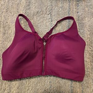 Athleta High Impact Sports Bra Purple 40DD